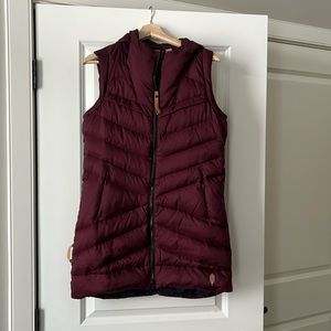 Indyeva tunic length down puffer vest size S